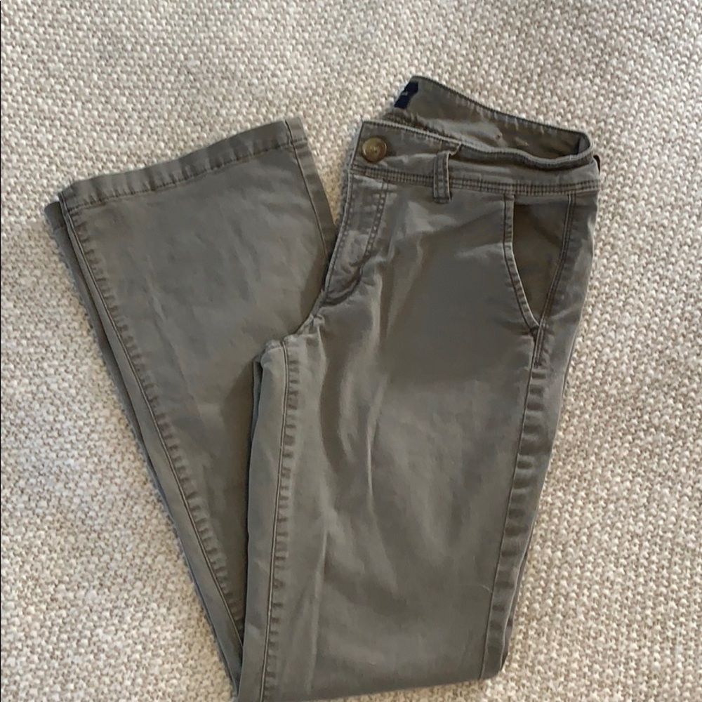 Green chinos (great for petites!!)